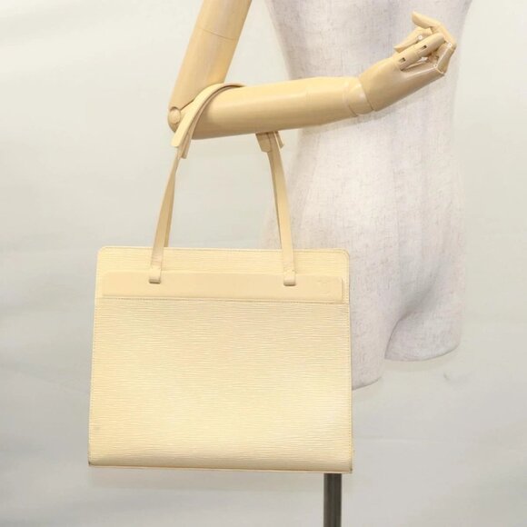 LOUIS VUITTON Epi Croisette PM Tote Bag Vanilla - Picture 1 of 16